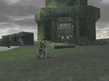 SotC-G4 cliff path save shrine.png