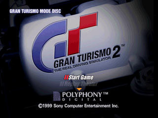 PS1 Gran Turismo 2: Ford GT40 on Rome Circuit Full 