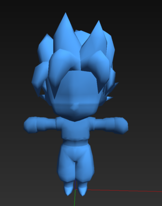 Dragon Ball Avatar [Dragon Ball FighterZ] Gogeta Blue Chibi