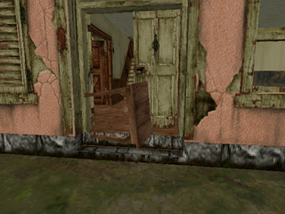 Yeah... probably not the best idea to prop a door shut with a table in a buggy game engine like this.