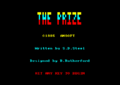 The Prize (Amstrad CPC)-title.png