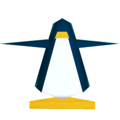 Early penguin model (3 of 3 models).