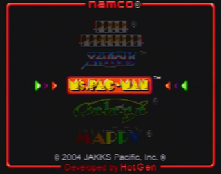 namco pac man connect and play