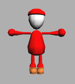 An unused player model.