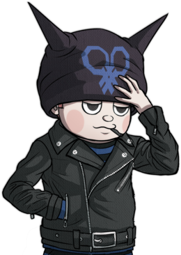 Danganronpa V3 RyomaGrabHat Unused.png