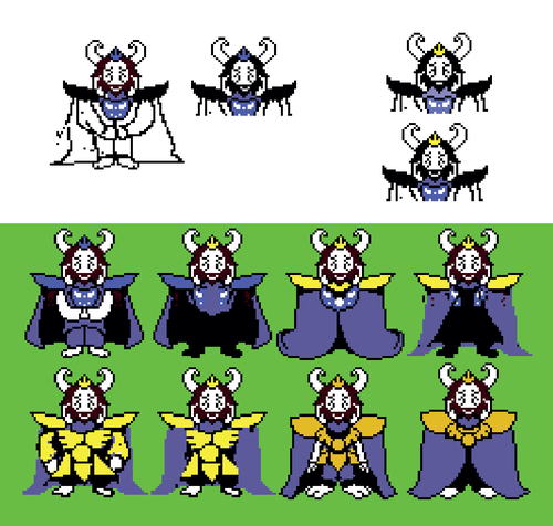 Undertale - Asgore boss strategy and Photoshop Flowey boss strategy  explained