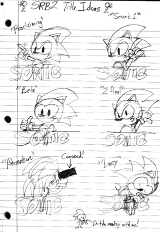 SRB2 Pre-Halloween Sonic Sonic 3 Style Sprites by ColdsterColdy on