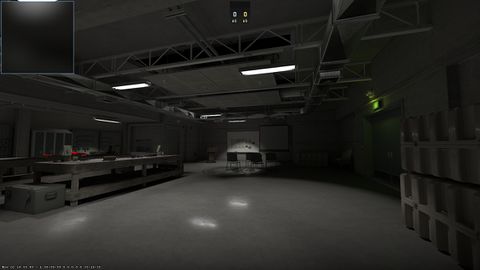 The Counter-Terrorist "briefing area", also meant to be a scrolling background.