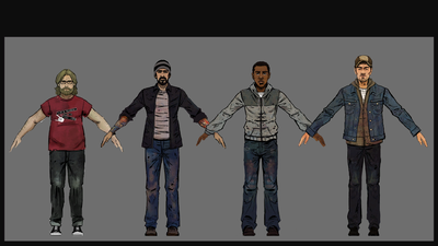 TheWalkingDeadTelltaleS1 Concept 106CharactersWyattEddieRusselNate.png