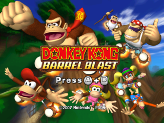 donkey kong barrel