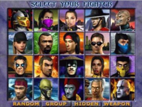 Mortal Kombat 4 Gold - Character Select | Sticker