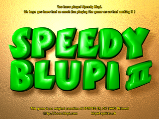Speedy Blupi, Blupi Wiki