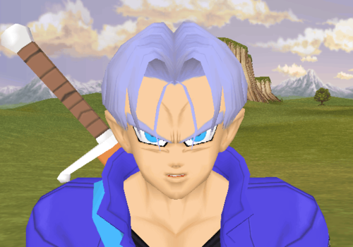 DBZ Budokai Early Trunks Cutscene.png