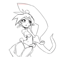 Shantae ATSS portrait shantae fx shantae prancing.png