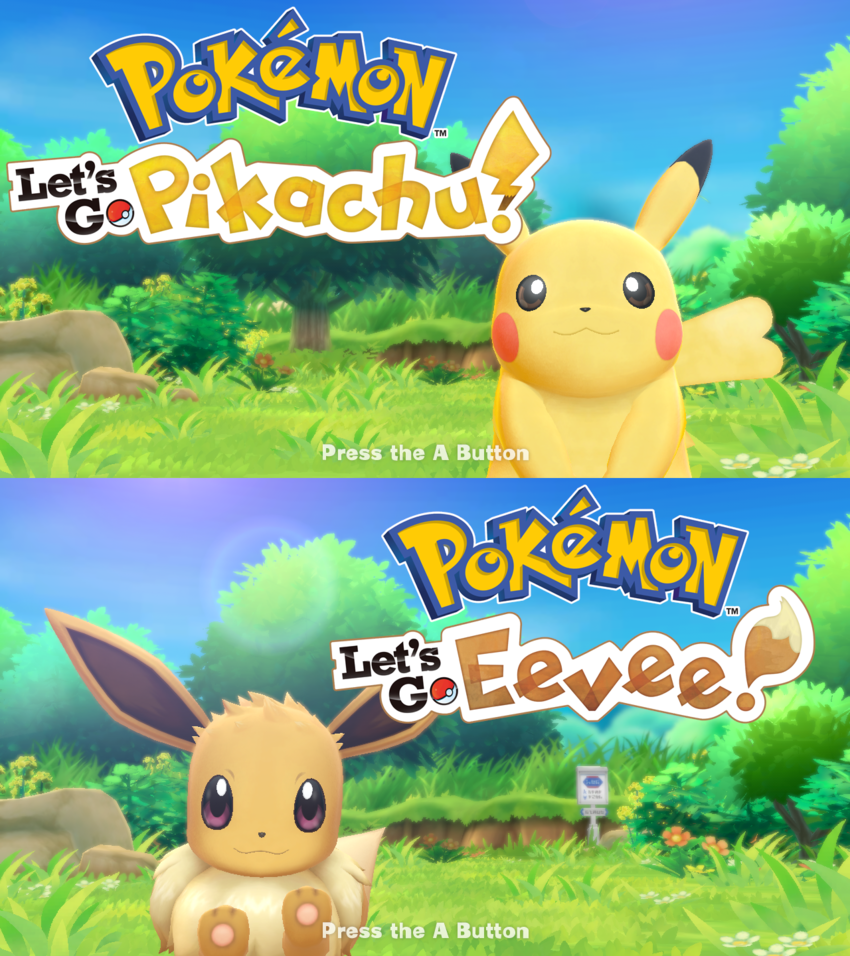 Pokémon Lets Go Pikachu And Lets Go Eevee The