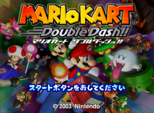 mario kart double dash logo