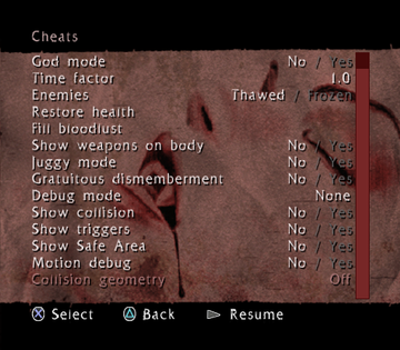 BloodRayne - Debugmode2.png