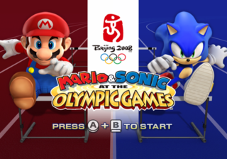 nintendo wii mario sonic olympic games