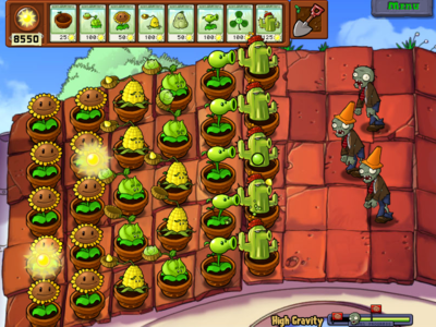 Stream Zombie Apocalypse - Plants vs Zombies rooftop level