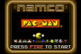 namco pac man connect and play