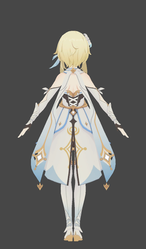 GenshinImpact-CBT1-Lumine-Back.png