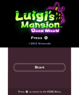 Luigi's mansion dark moon rom deals 3ds