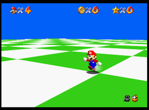 A cut Super Mario 64 stage has resurfaced from an old Nintendo report