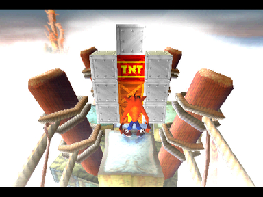 Proto:Crash Bandicoot/April 8th, 1996 build/Level Differences