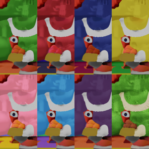 Rainbow Giga Bowser – SSBM Textures